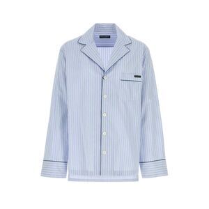Dolce & Gabbana Men Embroidered Poplin Shirt
